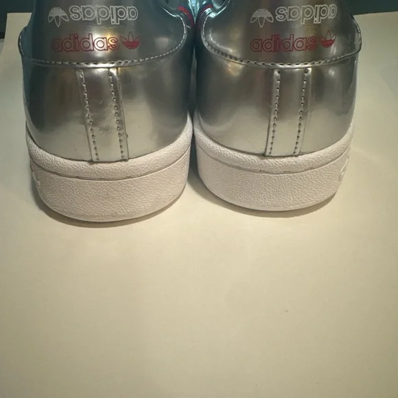 Adidas 9.5 Continental 80 Grey W Silver Gray Sneakers Shoes Fitness originals - Picture 3 of 6